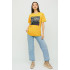 Футболка Oversize / air print /