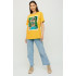 Футболка Oversize / air print /