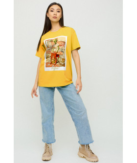 Футболка Oversize / air print /