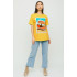 Футболка Oversize / air print /