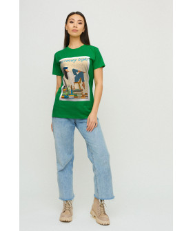 Футболка Boyfriend / air print /
