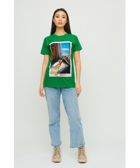 Футболка Boyfriend / air print /