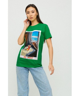 Футболка Boyfriend / air print /