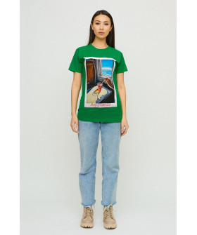 Футболка Boyfriend / air print /