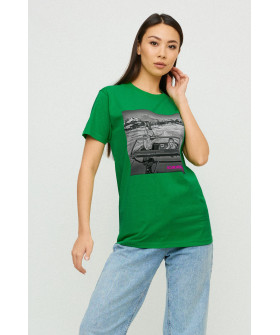 Футболка Boyfriend / air print /
