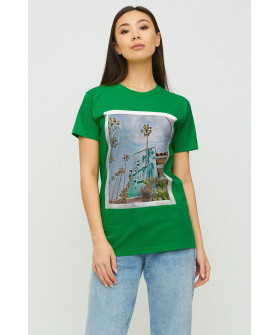 Футболка Boyfriend / air print /