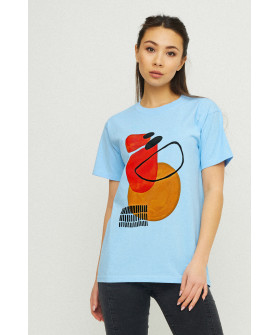 Футболка Boyfriend / air print /