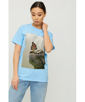 Футболка Boyfriend / air print /