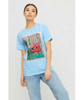 Футболка Boyfriend / air print /
