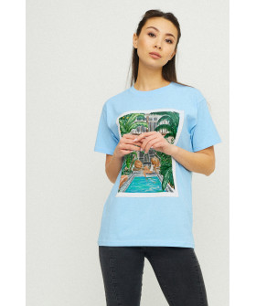 Футболка Boyfriend / air print /