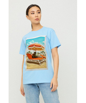 Футболка Boyfriend / air print /