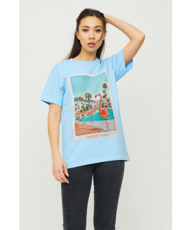 Футболка Boyfriend / air print /