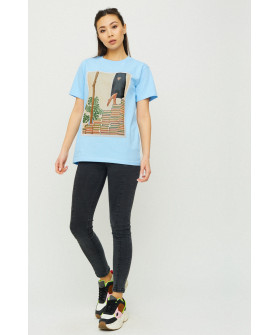 Футболка Boyfriend / air print /