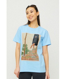 Футболка Boyfriend / air print /