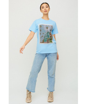 Футболка Boyfriend / air print /