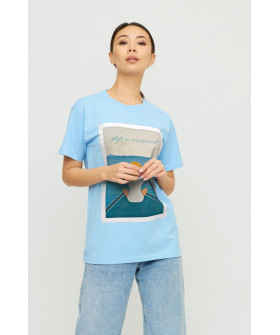 Футболка Boyfriend / air print /