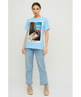 Футболка Boyfriend / air print /