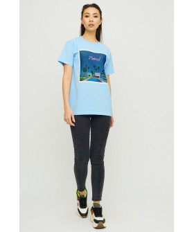 Футболка Boyfriend / air print /