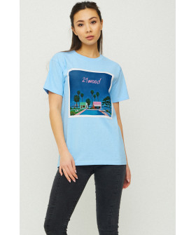 Футболка Boyfriend / air print /