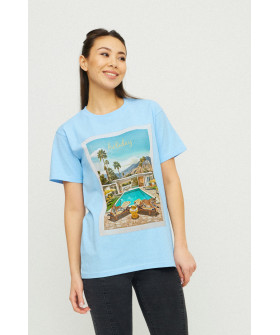 Футболка Boyfriend / air print /