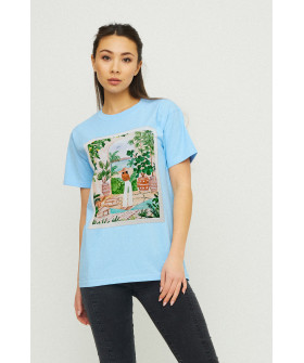 Футболка Boyfriend / air print /