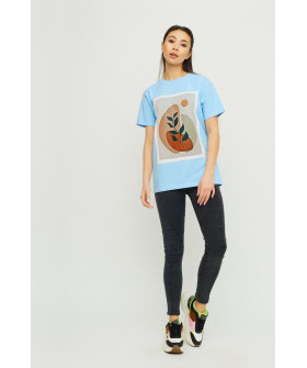 Футболка Boyfriend / air print /