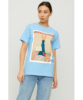 Футболка Boyfriend / air print /