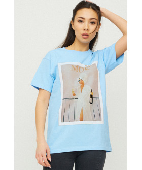 Футболка Boyfriend / air print /