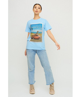 Футболка Boyfriend / air print /