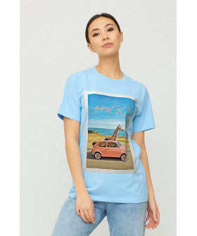 Футболка Boyfriend / air print /