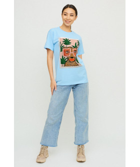 Футболка Boyfriend / air print /