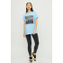 Футболка Oversize / air print /
