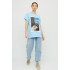 Футболка Oversize / air print /