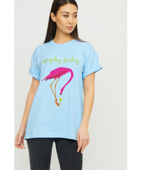 Футболка Oversize / air print /
