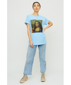 Футболка Oversize / air print /