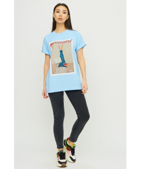 Футболка Oversize / air print /