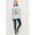Футболка Oversize / air print /