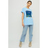 Футболка Oversize / air print /