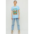 Футболка Oversize / air print /