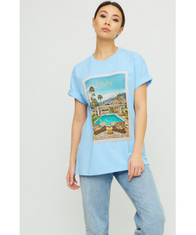 Футболка Oversize / air print /