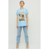 Футболка Oversize / air print /