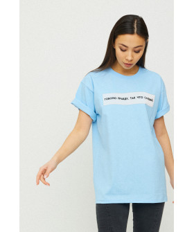Футболка Oversize / air print /