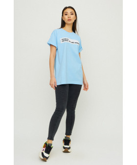 Футболка Oversize / air print /