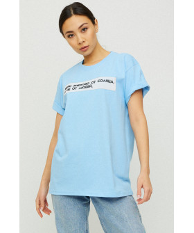 Футболка Oversize / air print /