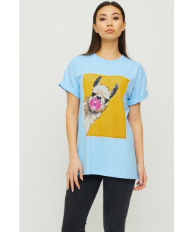 Футболка Oversize / air print /