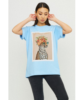 Футболка Oversize / air print /