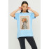 Футболка Oversize / air print /