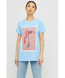 Футболка Oversize / air print /