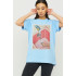 Футболка Oversize / air print /