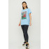 Футболка Oversize / air print /